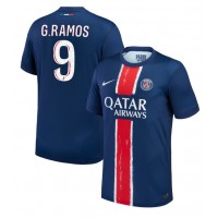 Maglia Calcio Paris Saint-Germain Goncalo Ramos #9 Prima Divisa 2024-25 Manica Corta